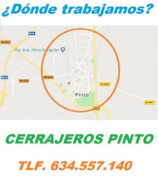 ¿ en que zonas de Pinto trabajamos ?